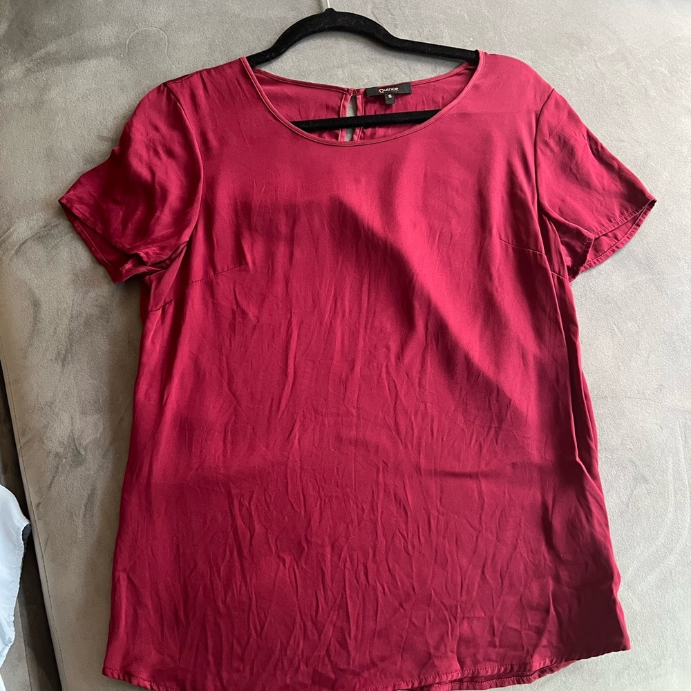 Quince washable silk tee